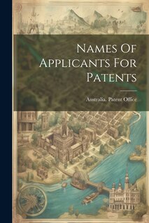 Couverture_Names Of Applicants For Patents