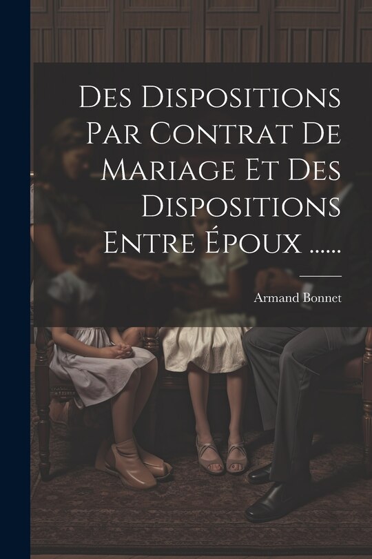 Couverture_Des Dispositions Par Contrat De Mariage Et Des Dispositions Entre Époux ......