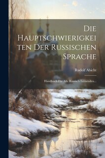 Front cover_Die Hauptschwierigkeiten Der Russischen Sprache