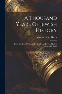 Front cover_A Thousand Years Of Jewish History