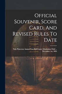 Couverture_Official Souvenir, Score Card, And Revised Rules To Date