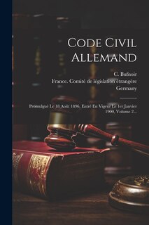 Couverture_Code Civil Allemand