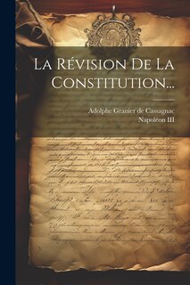 Couverture_La Révision De La Constitution...