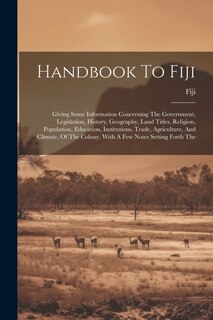 Front cover_Handbook To Fiji
