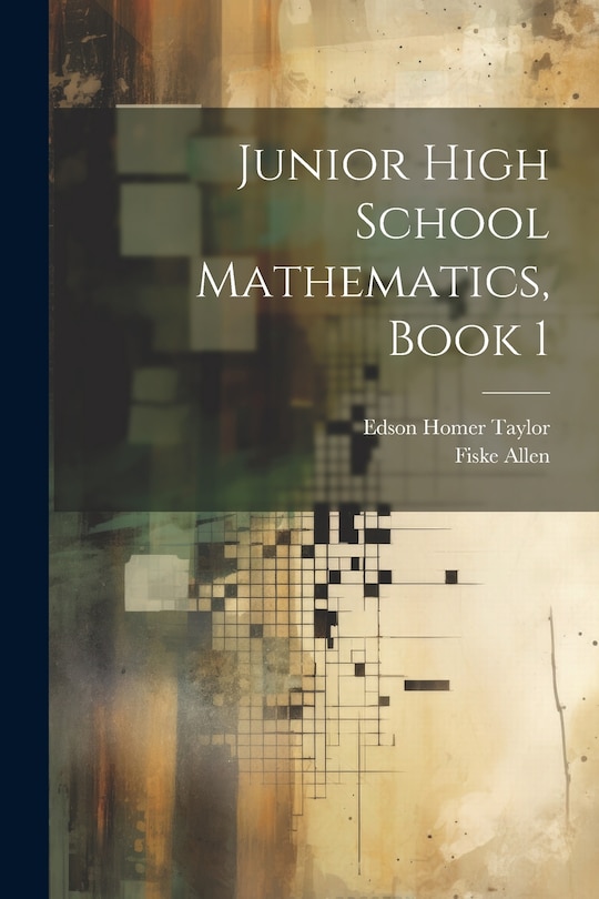 Front cover_Junior High School Mathematics, Book 1