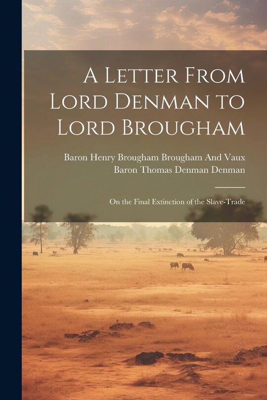 Couverture_A Letter From Lord Denman to Lord Brougham