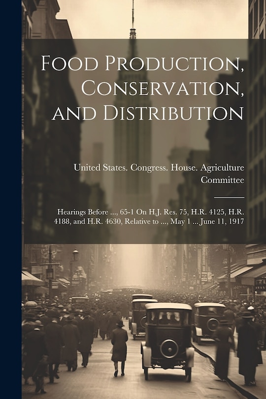 Front cover_Food Production, Conservation, and Distribution