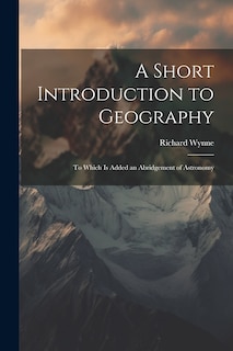 Couverture_A Short Introduction to Geography