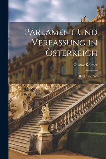 Front cover_Parlament Und Verfassung in Österreich
