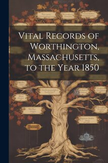Couverture_Vital Records of Worthington, Massachusetts, to the Year 1850