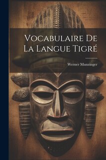 Front cover_Vocabulaire de La Langue Tigré