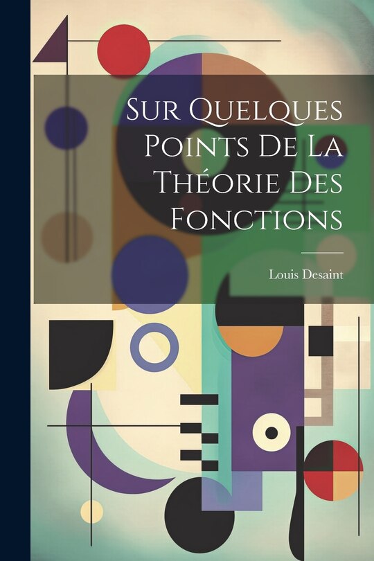 Couverture_Sur Quelques Points De La Théorie Des Fonctions