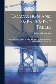 Couverture_Excavation and Embankment Tables