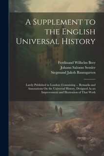 Front cover_A Supplement to the English Universal History