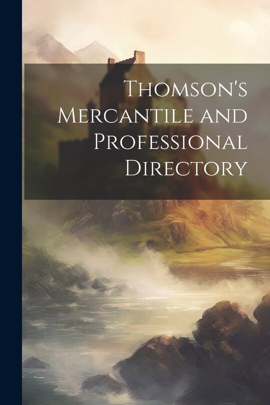 Front cover_Thomson's Mercantile and Professional Directory