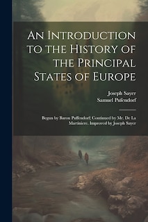 Couverture_An Introduction to the History of the Principal States of Europe