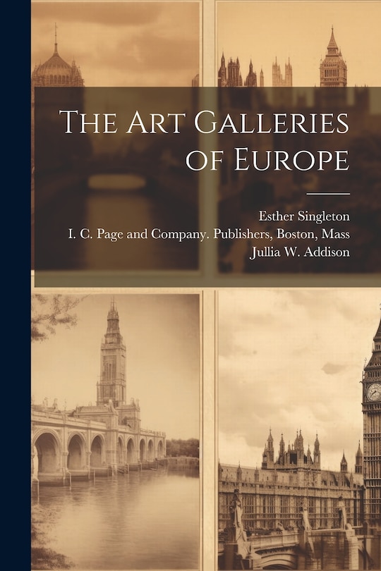 Front cover_The Art Galleries of Europe