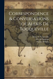 Couverture_Correspondence & Conversations of Alexis de Tocqueville