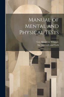 Couverture_Manual of Mental and Physical Tests