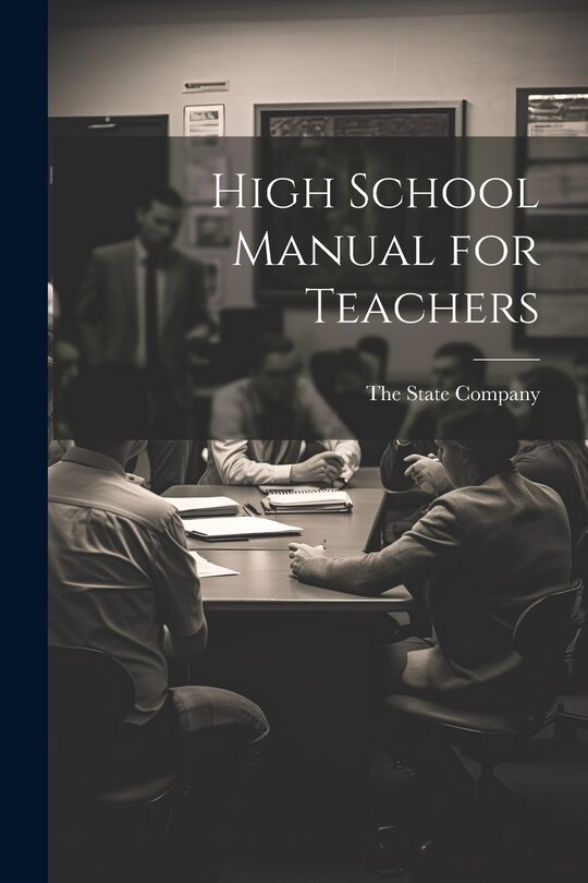 Couverture_High School Manual for Teachers
