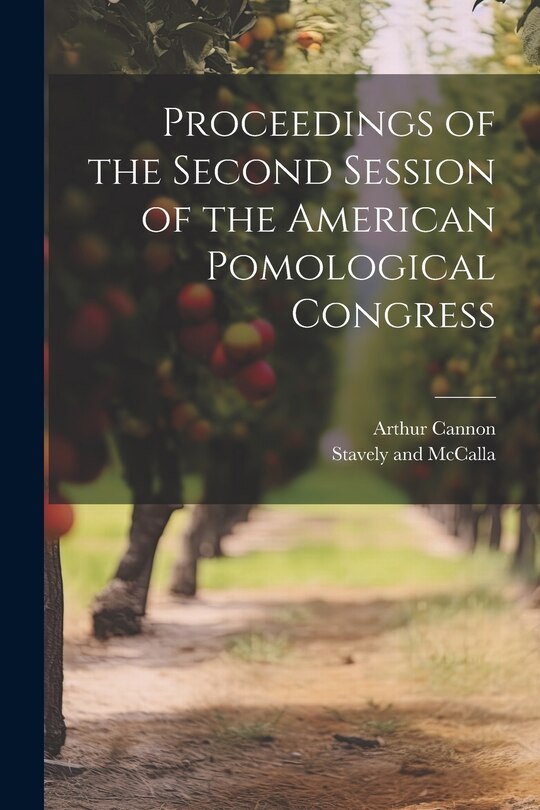 Couverture_Proceedings of the Second Session of the American Pomological Congress