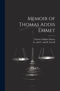 Front cover_Memoir of Thomas Addis Emmet