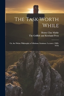 Couverture_The Task Worth While