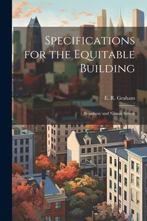 Front cover_Specifications for the Equitable Building
