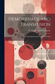 Couverture_Hemorrhage and Transfusion