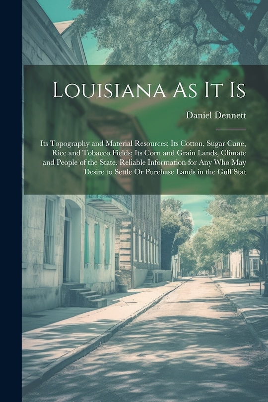 Front cover_Louisiana As It Is