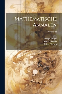 Couverture_Mathematische Annalen; Volume 44