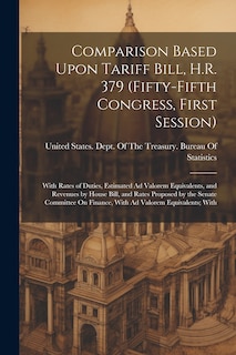 Front cover_Comparison Based Upon Tariff Bill, H.R. 379 (Fifty-Fifth Congress, First Session)