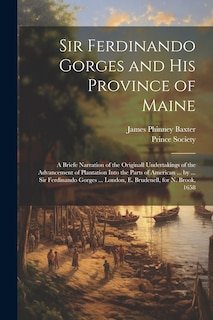 Front cover_Sir Ferdinando Gorges and His Province of Maine