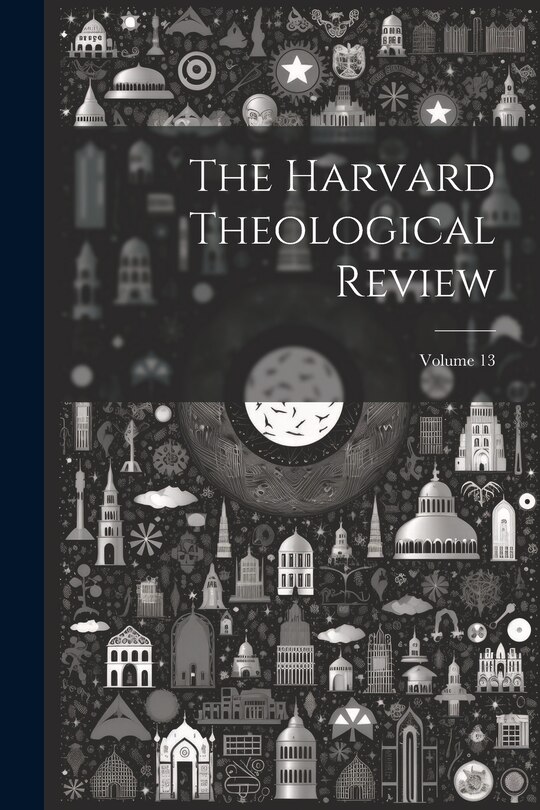 Front cover_The Harvard Theological Review; Volume 13