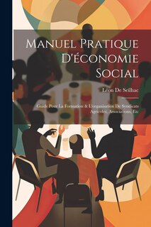 Front cover_Manuel Pratique D'économie Social