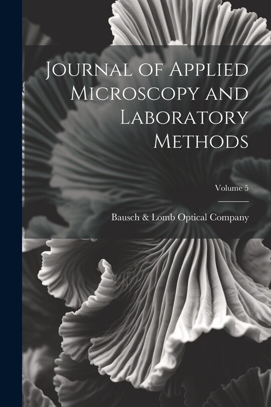 Front cover_Journal of Applied Microscopy and Laboratory Methods; Volume 5