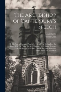 Front cover_The Archbishop of Canterbury's Speech