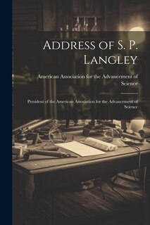 Front cover_Address of S. P. Langley