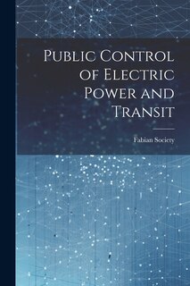 Front cover_Public Control of Electric Power and Transit