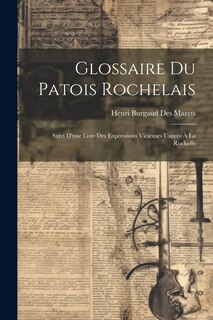 Front cover_Glossaire Du Patois Rochelais