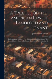 Couverture_A Treatise On the American Law of Landlord and Tenant
