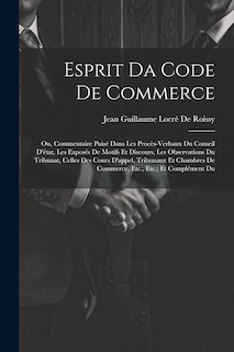 Front cover_Esprit Da Code De Commerce