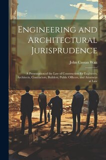 Couverture_Engineering and Architectural Jurisprudence