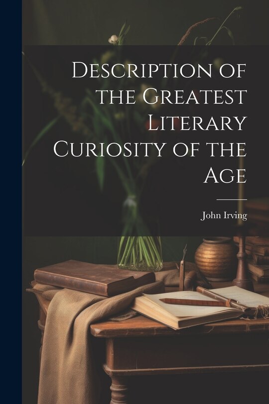 Couverture_Description of the Greatest Literary Curiosity of the Age