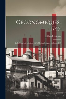 Front cover_Oeconomiques, 1745