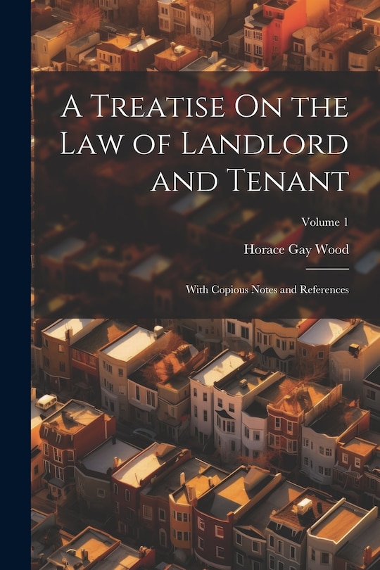 Front cover_A Treatise On the Law of Landlord and Tenant