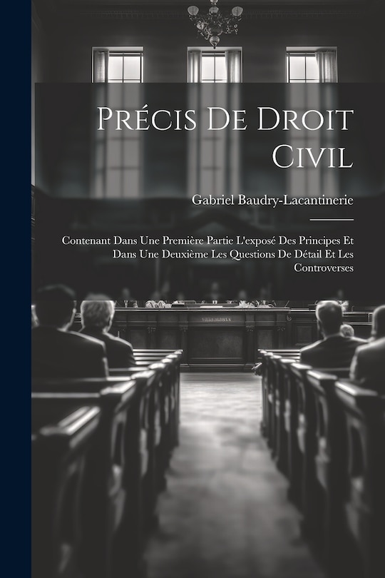 Front cover_Précis De Droit Civil