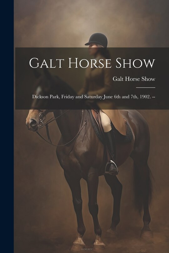 Couverture_Galt Horse Show