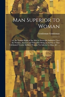 Front cover_Man Superior to Woman