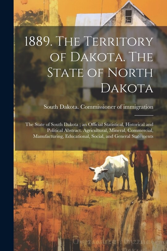 Couverture_1889. The Territory of Dakota. The State of North Dakota; the State of South Dakota; an Official Statistical, Historical and Political Abstract. Agricultural, Mineral, Commercial, Manufacturing, Educational, Social, and General Statements